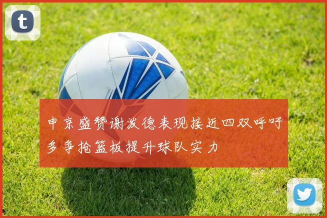 申京盛赞谢泼德表现接近四双呼吁多争抢篮板提升球队实力